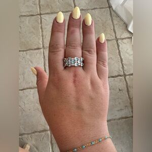 Rose Gold Aquamarine Ring